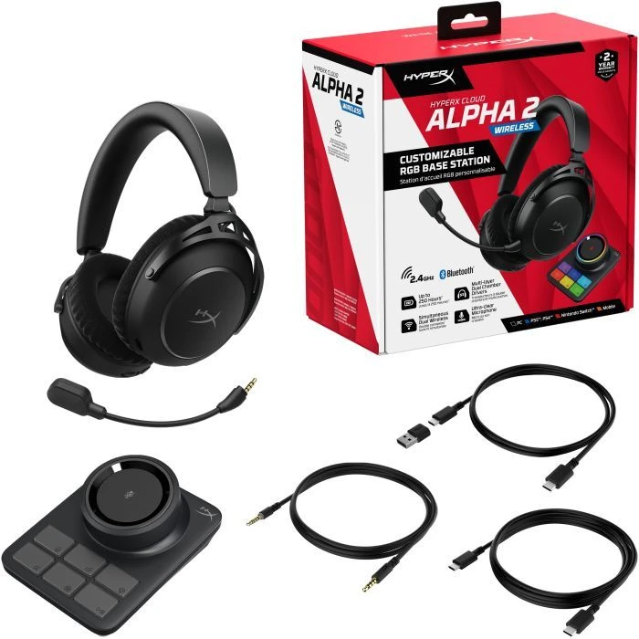 Наушники HyperX Cloud Alpha 2 Wireless Black (AJ5C7AA) (UA)