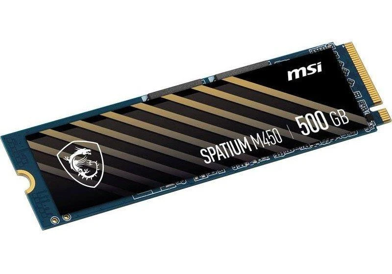 500GB MSI Spatium M450 V1 M.2 2280 PCIe 4.0 x4 NVMe 3D NAND TLC (S78-440K380-P83) (UA) Обсяг накопичувача: 500 ГБ;