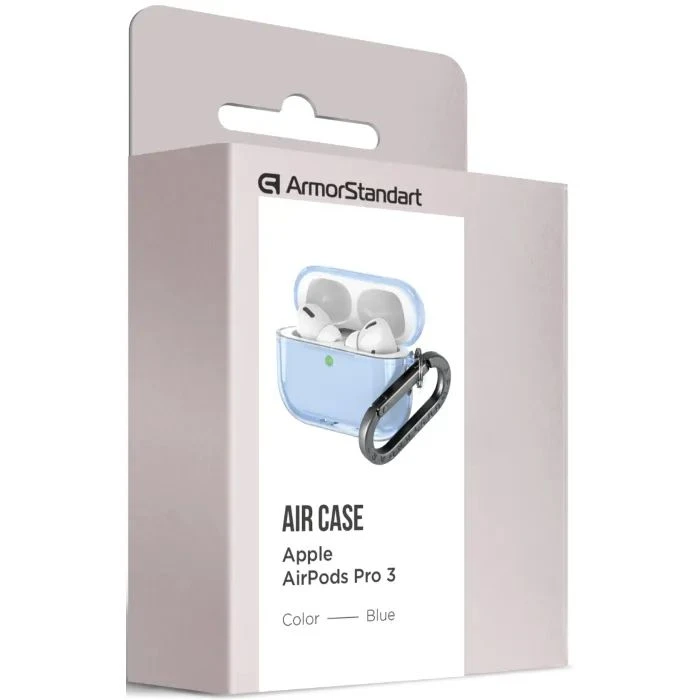 Чохол для навушників Armorstandart Air для Apple Airpods Pro 3 Blue (ARM88304) (ARM88304) (UA) Колір: синій;
