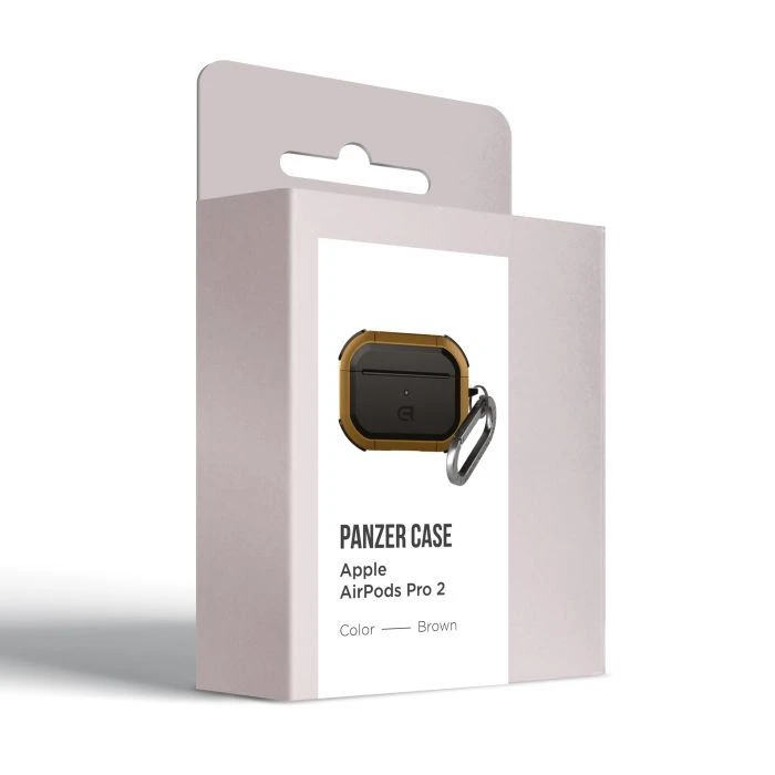 Чохол для навушників Armorstandart Panzer для Apple Airpods Pro 2 Brown (ARM82751) (UA) Сумісність з брендом: Apple;