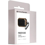 Чохол для навушників Armorstandart Panzer для Apple Airpods Pro 3 Brown (ARM88287) (UA)