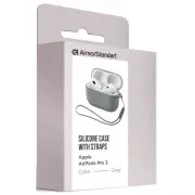 Чохол для навушників Armorstandart Silicone Case для Apple Airpods Pro 3 Grey (ARM88295) (UA)