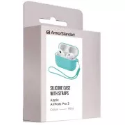 Чохол для навушників Armorstandart Silicone Case для Apple Airpods Pro 3 Mint (ARM88296) (UA)