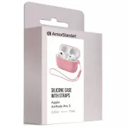 Чохол для навушників Armorstandart Silicone Case для Apple Airpods Pro 3 Pink (ARM88297) (UA)