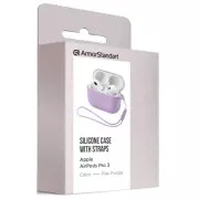 Чехол для наушников Armorstandart Silicone Case для Apple Airpods Pro 3 Pink Purple (ARM88298) (UA)
