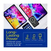Energizer Magnetic Wireless 10000mAh 22.5W PD USB-A, USB-C In/Out, Black (QM10002PQ) (UA)