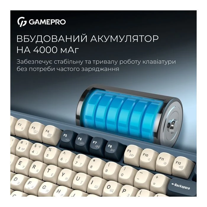 GamePro Asgard Yord Wireless/Bluetooth/USB UA Blue (MK266BL) (UA)