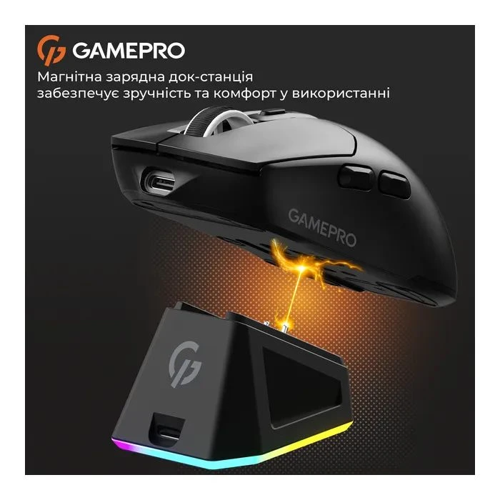 GamePro Genesis Airmaster Wireless/Bluetooth/USB Black (GM167B) (UA)