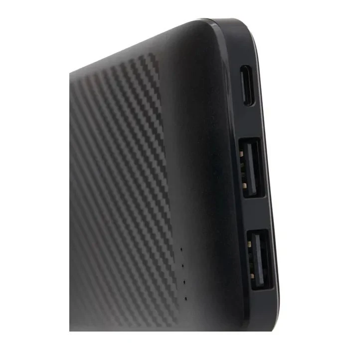 GEAR 10000mAh, 10W, USB-TypeC, 2*USB-A, Micro-USB, black (SL10) (UA)