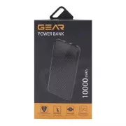 GEAR 10000mAh, 10W, USB-TypeC, 2*USB-A, Micro-USB, black (SL10) (UA)