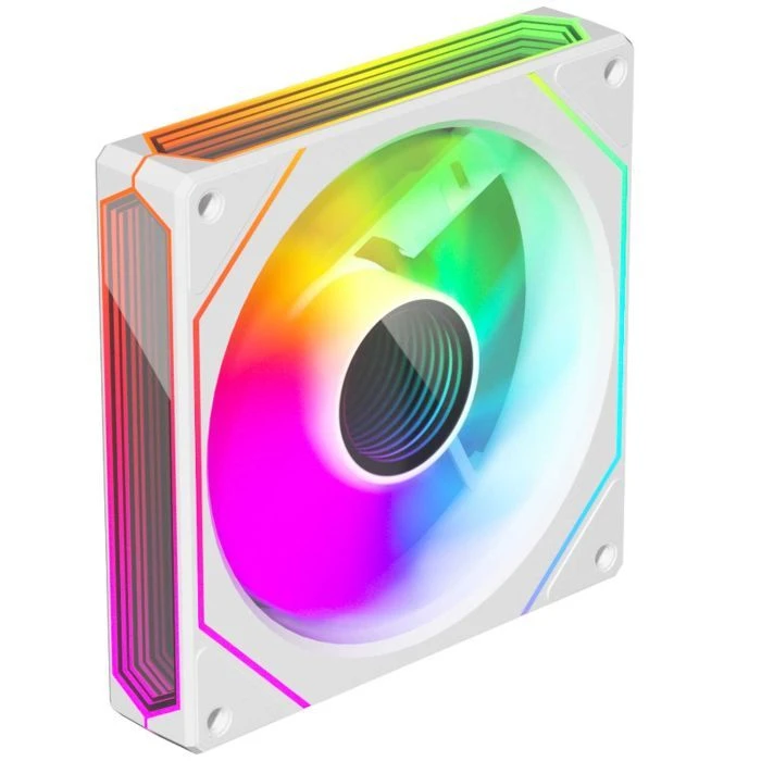 Кулер для корпусу Zezzio PRISM 6 Pro ARGB White (UA) Кількість вентиляторів: 1;