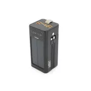 Linkage 50000mAh, Solar, 22.5W, cables Type-C+Lighting, Black (LKP-47) (UA)