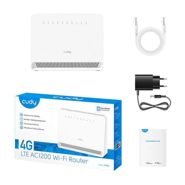 Маршрутизатор Cudy LT500E_EU_V1.0 (UA) Режими роботи: Wi-Fi