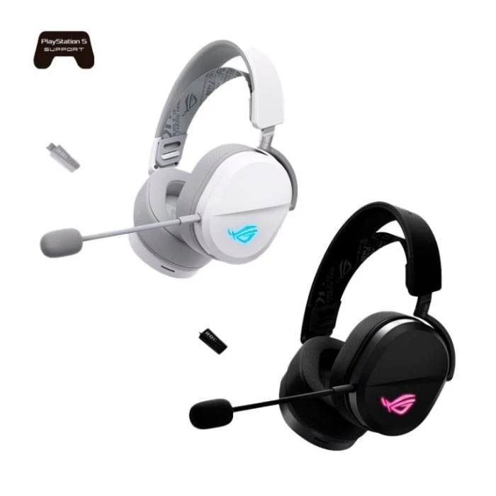 Навушники ASUS ROG Pelta RGB Wireless White (90YH0410-BHUA10) (UA)