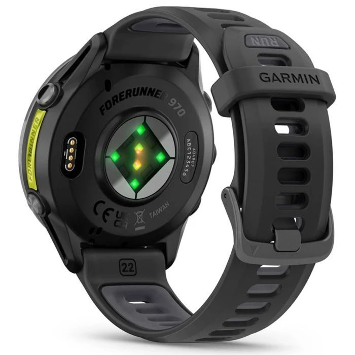 Смарт-годинники Garmin Forerunner 970, Black/Amp Yellow, GPS (010-02969-10) (UA)