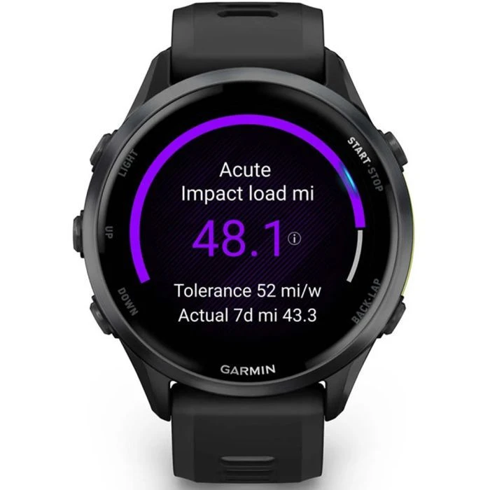 Смарт-годинники Garmin Forerunner 970, Black/Amp Yellow, GPS (010-02969-10) (UA)