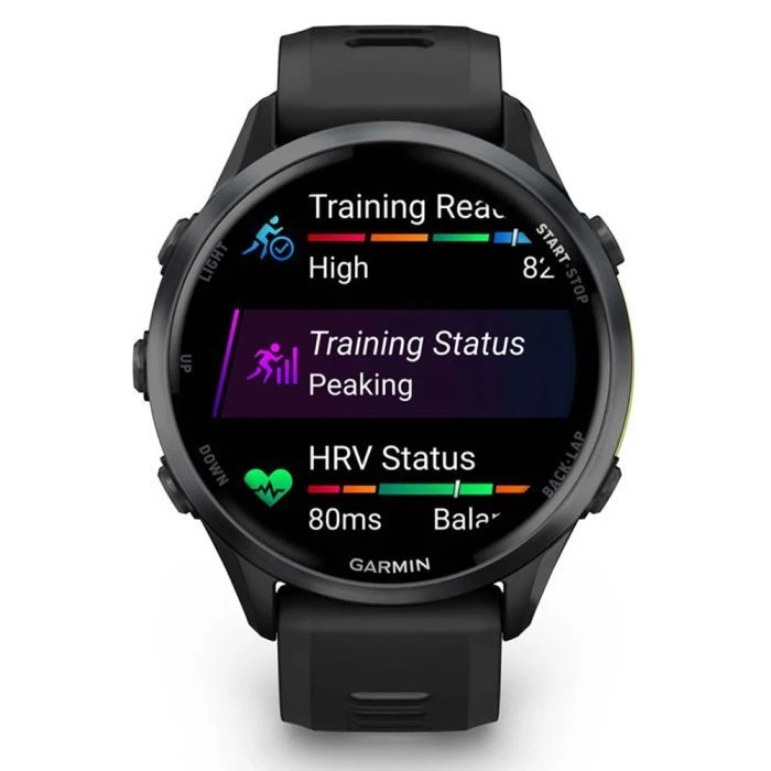 Смарт-годинники Garmin Forerunner 970, Black/Amp Yellow, GPS (010-02969-10) (UA)