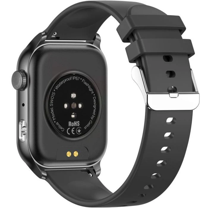 Смарт-годинники Gelius GP-SW015 Amazwatch Light Black (2099901012722) (UA) Тип: універсальні; Форма