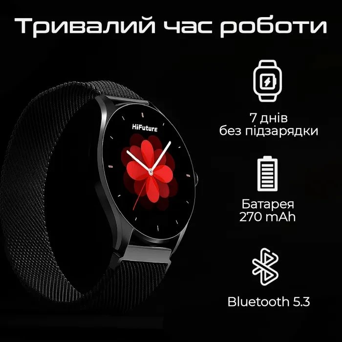 Смарт-годинники HiFuture aura 2 silver (aura2.silver) (UA)