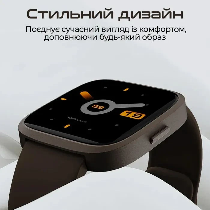 Смарт-часы HiFuture edge pink (edge.pink) (UA) Тип: универсальные; Форма часов: