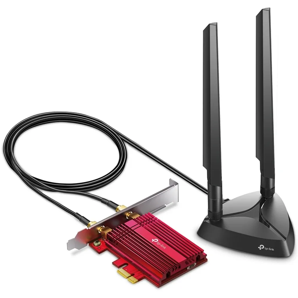 TP-Link Archer TXE75E З'єднання: PCI-E / Wi-Fi: Wi-Fi 4 (N), Wi-Fi 5