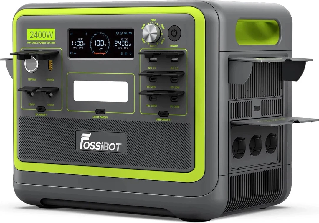 Fossibot F2400 Green (EU) Бренд: Fossibot; Розетка AC 230V: 3; USB