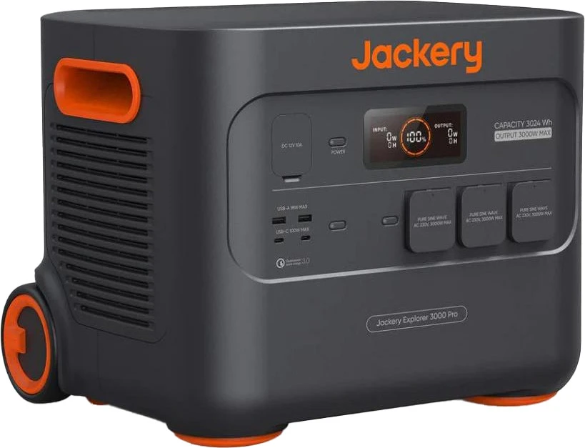 Jackery Explorer 3000 Pro (70-3000-EUOR01) (EU) Бренд: Jackery; Розетка AC 230В: 3; USB