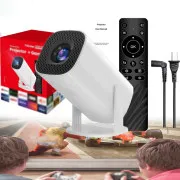 Проектор Projector Plus 3D Game P30 Max (4K / 10000 игр / AndroidTV / 2 джойстика / пульт ДУ / 32-150 / White)