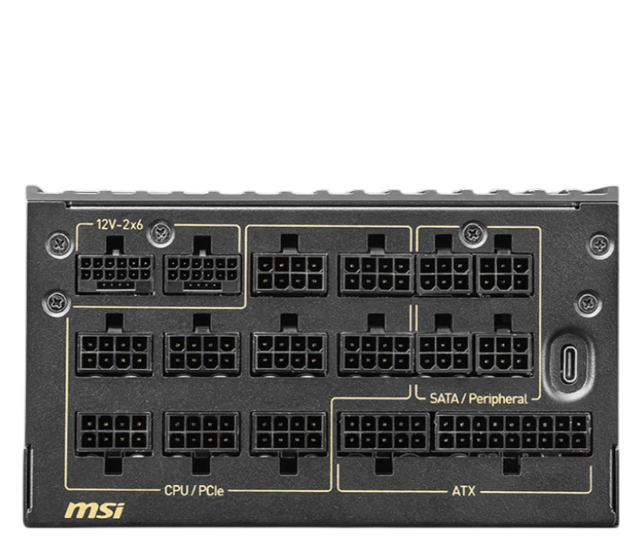MSI MEG AiT 1600W 80 Plus Titanium (306-7ZPEX11-CE0) EU Максимальна потужність, WT: 1600 Вт;
