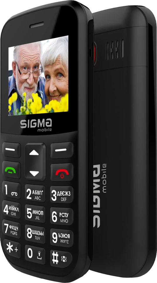 Sigma mobile Comfort 50 CF115 EASY Black (4827798585214) (UA) Бренд: Sigma mobile; Линейка: Comfort 50 EASY;