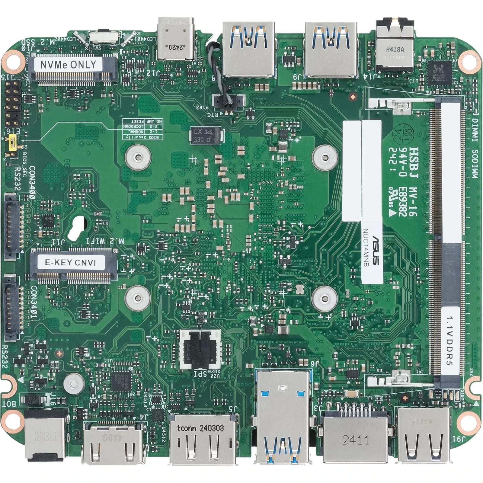 ASUS NUC 14 Essential RNUC14MNK2500002 Slim Kit(L6) (90AR00M2-M00030) (UA) Основні характеристики; Погляд: