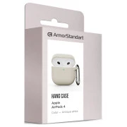 Чехол для наушников Armorstandart Hang Case для Apple AirPods 4 Antique white (ARM81279) (UA)