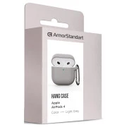 Armorsstandart Hang Case навушники для Apple AirPods 4 Світло -сірий (ARM81284) (UA)
