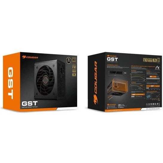 Cougar GST 850 (31GH085001P01) (UA) Бренд: Cougar; Форм-фактор БП: ATX, EPS;