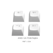 Dark Project ALU81 Terra Nostra PBT RGB Mech G3MS Moonstone White (DPKB_NOSTRA_81_ANSI_WHITE_UA) (UA)