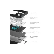 Dark Project ALU87 Bushido ABS RGB Mech G3MS Moonstone Black/White (DPKB_BUSHIDO_87_ANSI_UA) (UA)