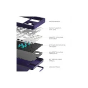 Dark Project ALU87 Celestial ABS RGB Mech G3MS Voidstone Violet (DPKB_CELESTIAL_87_ANSI_UA) (UA)