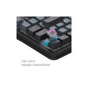 Dark Project ALU87 Midnight ABS RGB Mech G3MS Zircon Black (DPKB_MIDNIGHT_87_ANSI_UA) (UA)