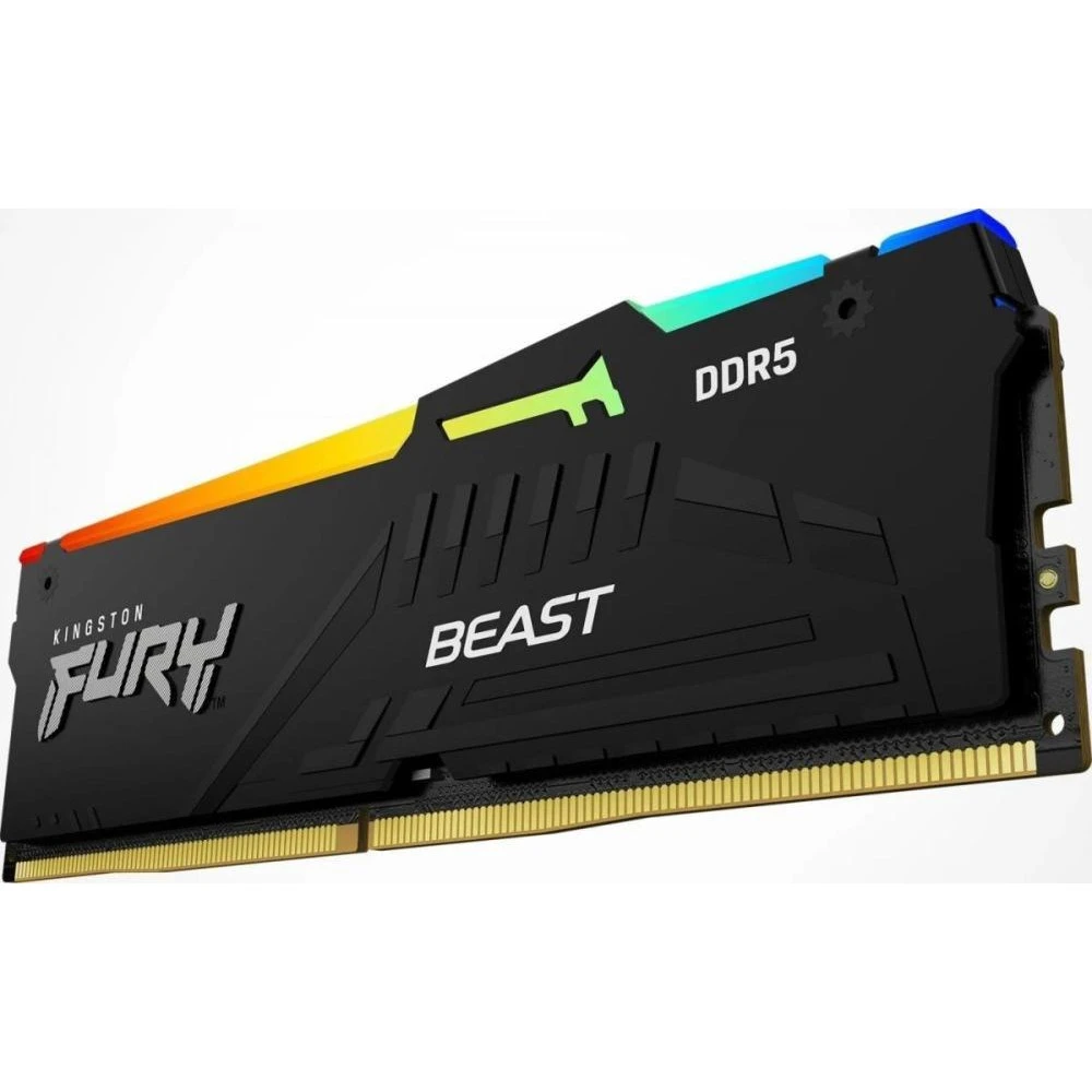 Kingston FURY 32 GB (2x16GB) DDR5 6000 MHz Beast RGB EXPO Black (KF560C36BBE2AK2-32) (UA) Бренд: Кінгстон Ф'юрі;