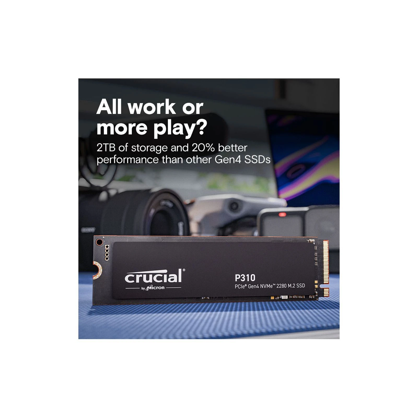 M.2 2280 1TB P310 Micron (CT1000P310SSD8) (UA) Форм-фактор M.2