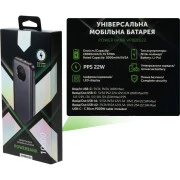 Vinga 10000 mAh 22.5W Display Black (VPBB1022) (UA)