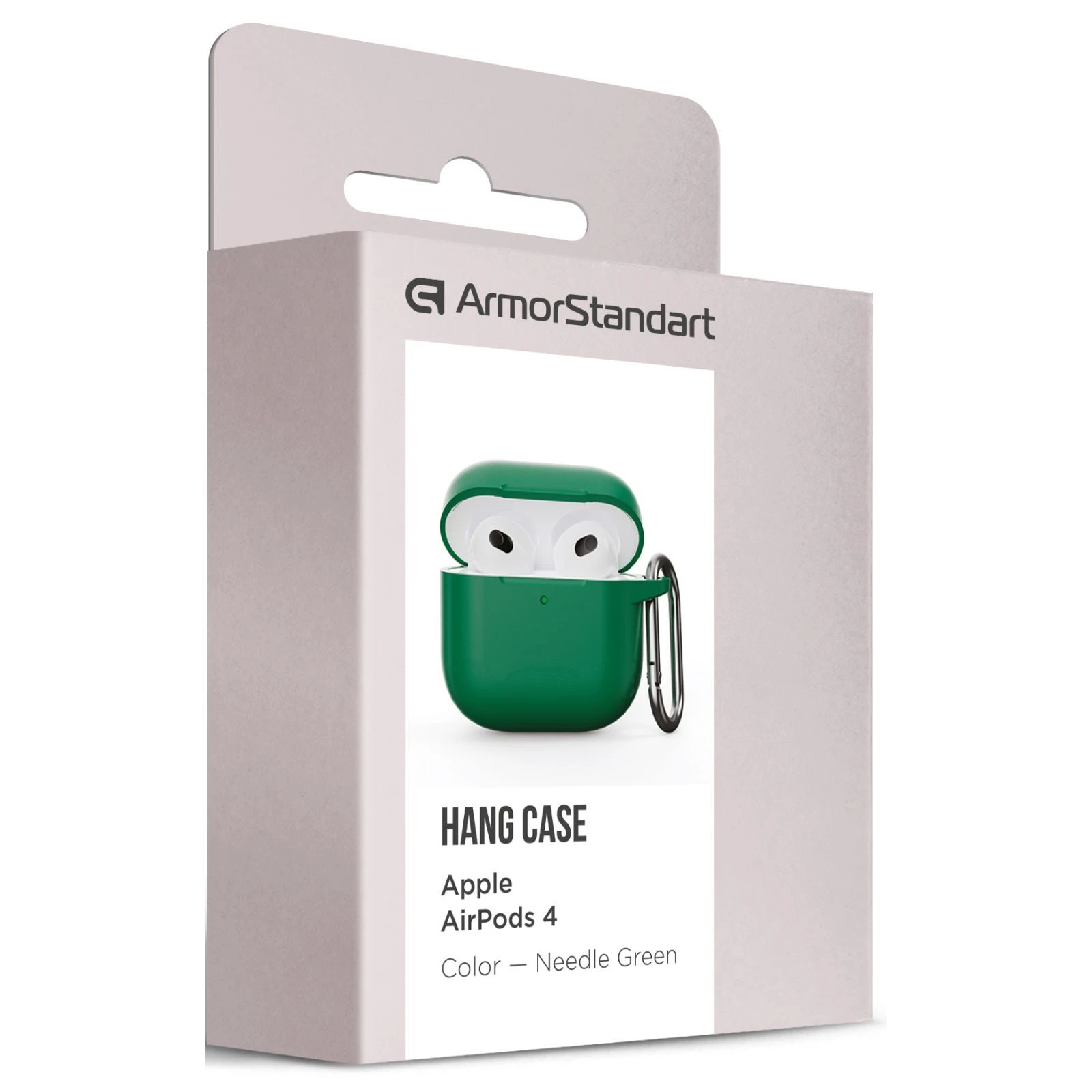 Armorsstandart Hang Case навушники для Apple AirPods 4 голки Зелений (ARM81289) (UA) Основні характеристики;