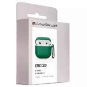 Чехол для наушников Armorstandart Hang Case для Apple AirPods 4 Needle Green (ARM81289) (UA)