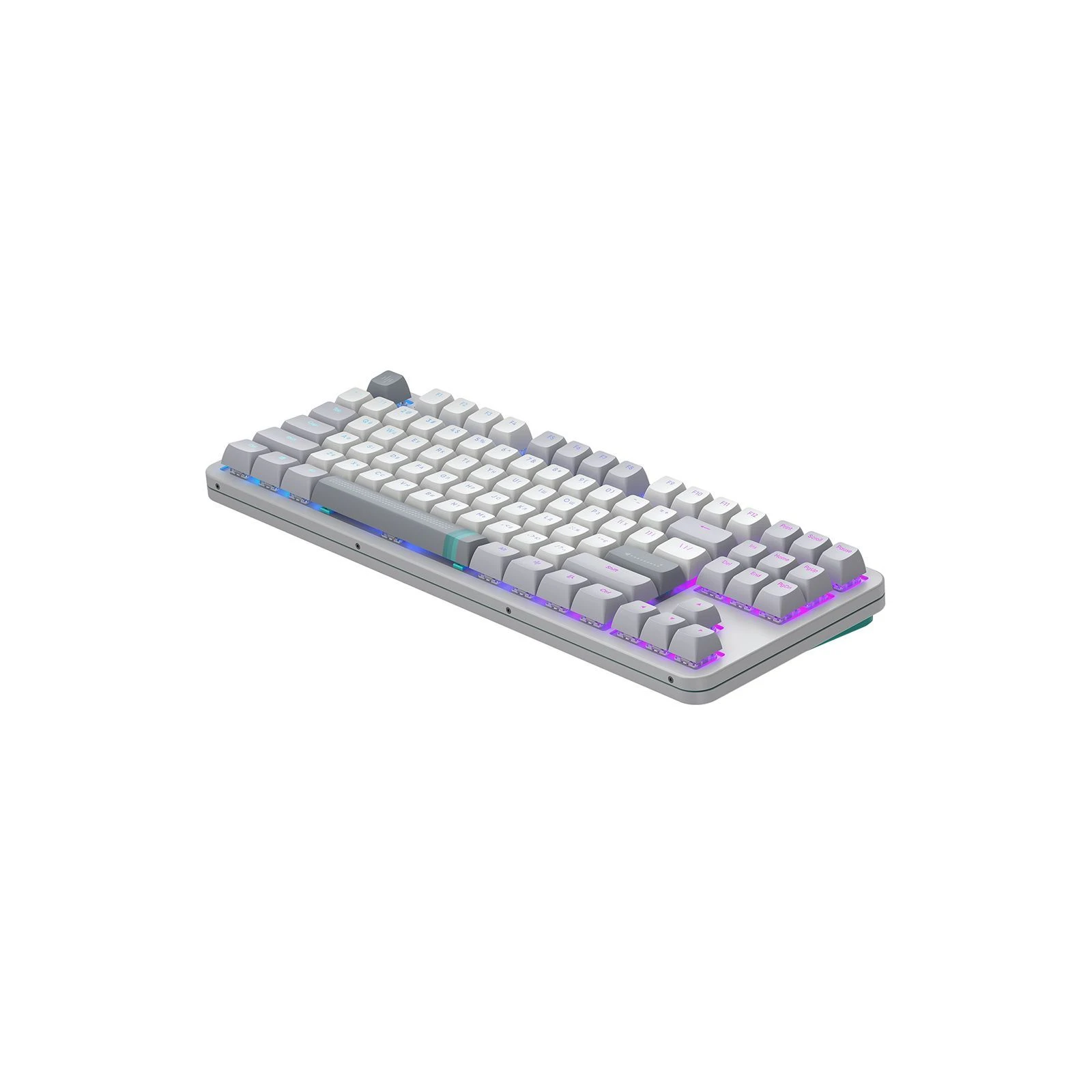 Dark Project ALU87 Daylight ABS RGB Mech G3MS Zircon White/Grey (DPKB_DAYLIGHT_87_ANSI_UA) (UA) Раскладка клавиатуры английская, украинская
