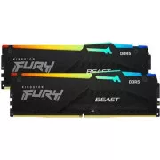 Kingston FURY 32 GB (2x16GB) DDR5 6000 MHz Beast RGB EXPO Black (KF560C36BBE2AK2-32) (UA)