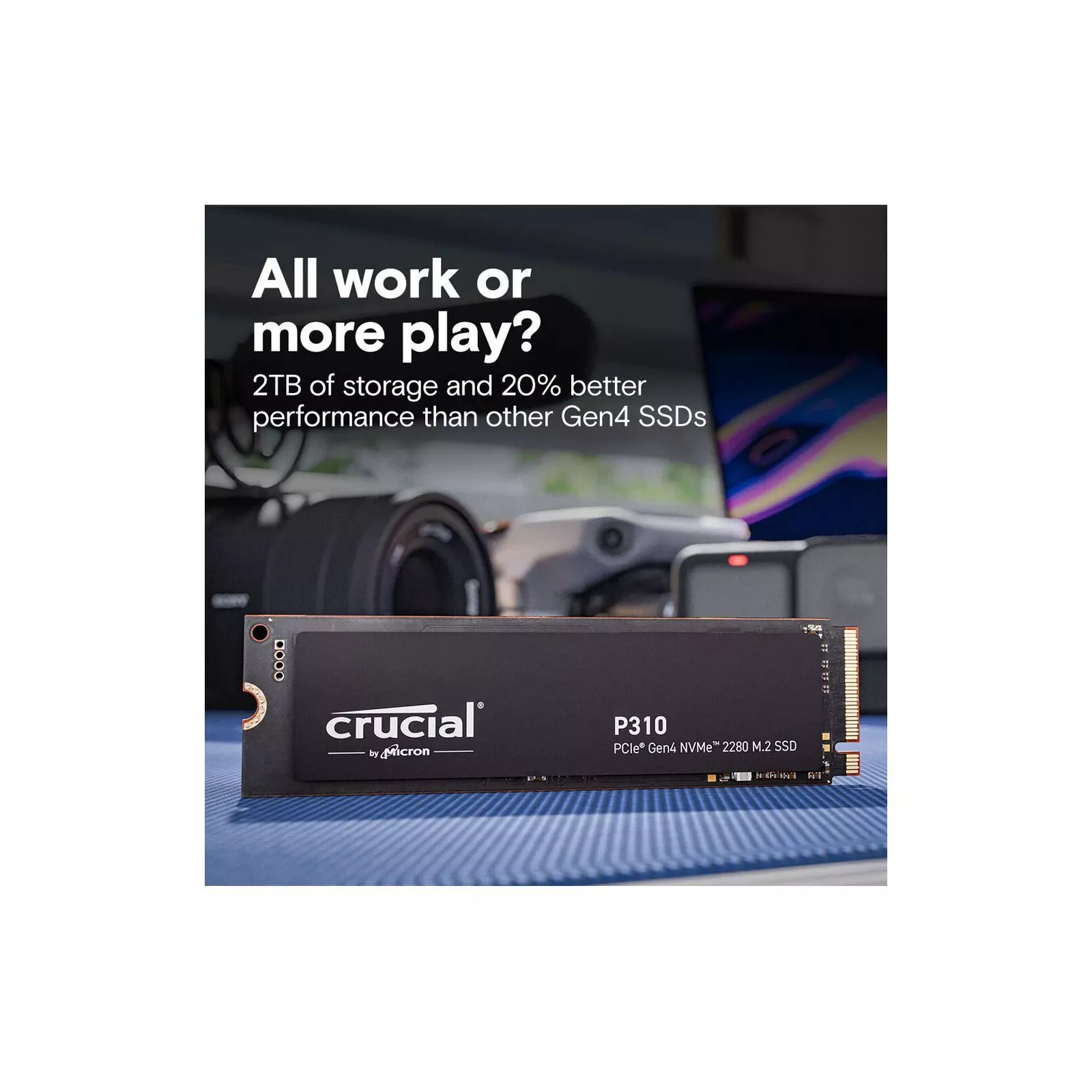 M.2 2280 2TB P310 Micron (CT2000P310SSD8) (UA)