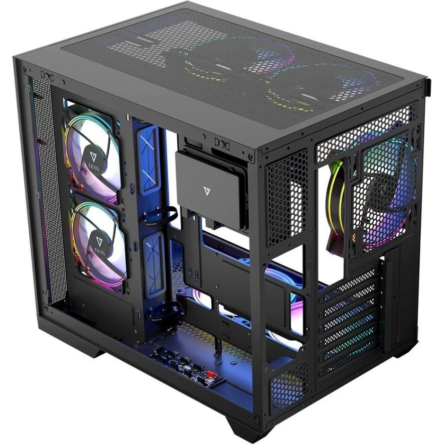 Modecom Panorama Apex ARGB 5F Midi Gray (AT-PANORAMA-5F-ARGB-10-00) (UA) Типоразмер Midi-Tower