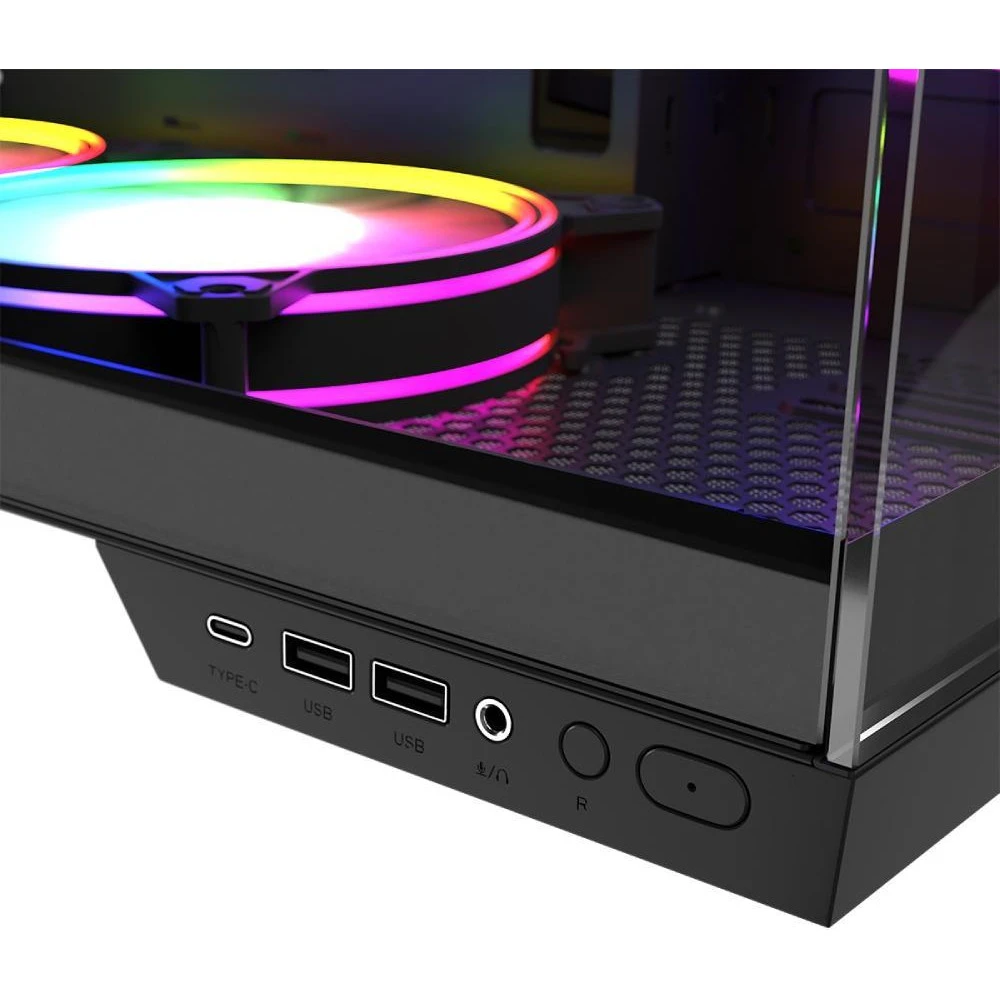 Modecom Panorama Apex ARGB 5F Midi Gray (AT-PANORAMA-5F-ARGB-10-00) (UA) Форм-фактор материнской платы ATX/MicroATX/Mini-ITX
