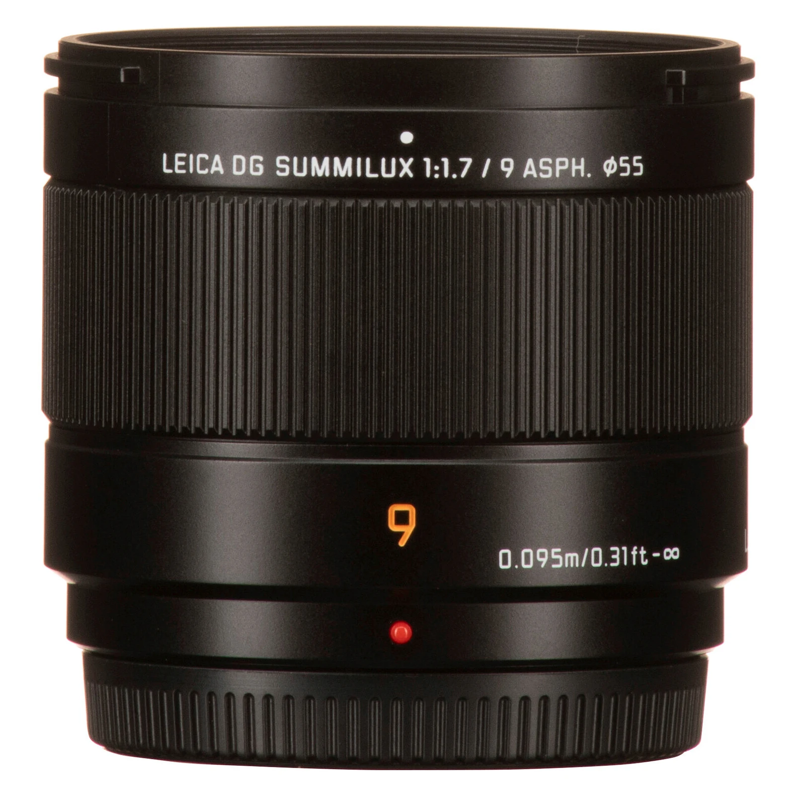 Panasonic Micro 4/3 Lens 9mm F/1.7 ASPH (H-X09ME) (UA) Минимальная дистанция фокусировки, м 0.095