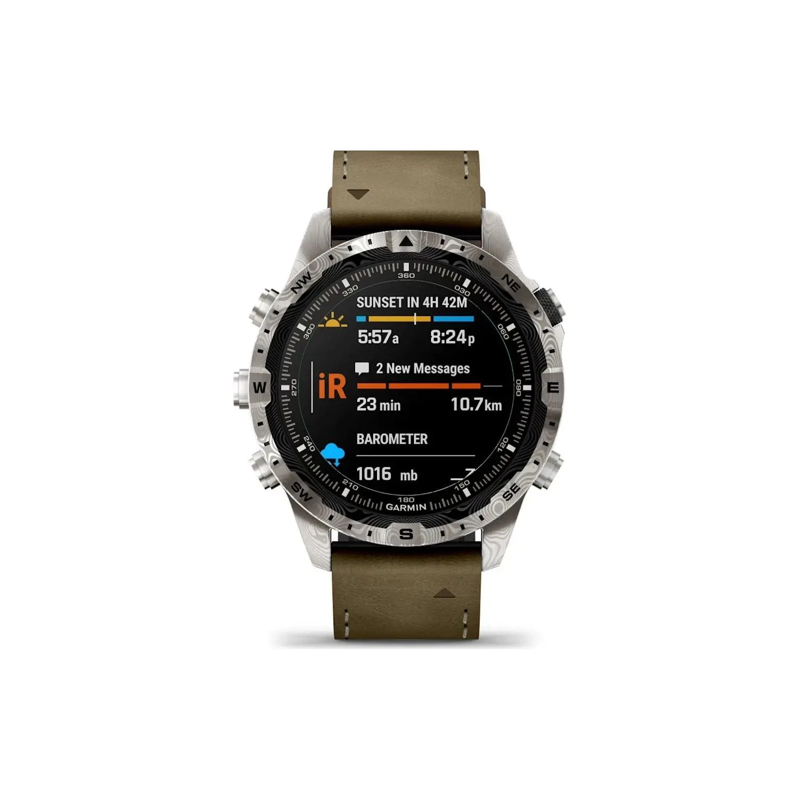 Смарт-часы Garmin MARQ Adventurer Gen 2, Damascus, GPS (010-03393-31) (UA) Диагональ дисплея 1.2